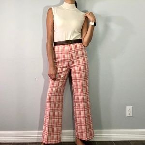 ‼️❗️SOLD❗️‼️70’s plaid pants